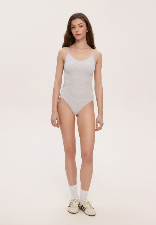 Grey melange color body